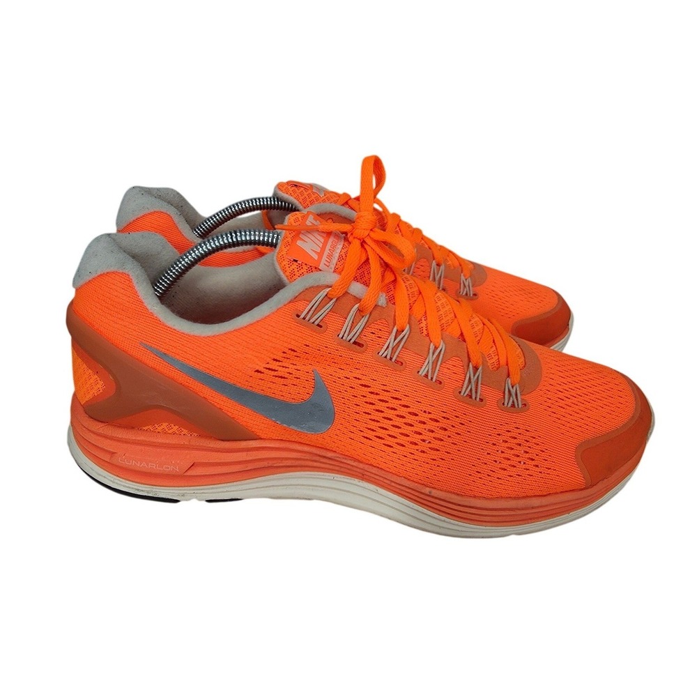 Nike Lunarglide 4 Running Shoes Mens 11 Total Orange Sneakers Bright 524977-808